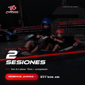 2 x Sesión 10 min. Biplaza